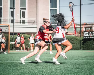 Sarah Blalock and Nia Scott at Practice
