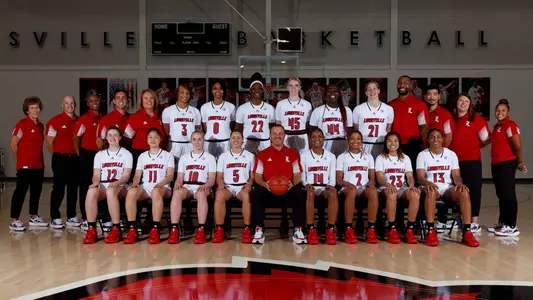 2021-22 Louisville Women's Basketball Team Photo