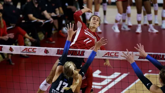 Anna Stevenson runs the slide against Kentucky