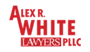 alex white lawyers logo
