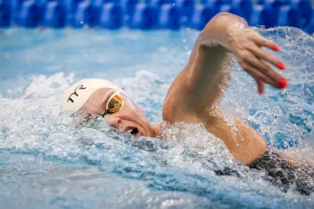 Arina Openysheva swims the 200 freestyle