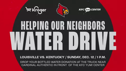 Louisville Athletics to Host Bottled Water Drive