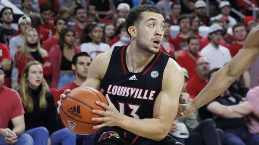Jarrod West handles the ball against NC State in PNC Arena on Dec. 4.