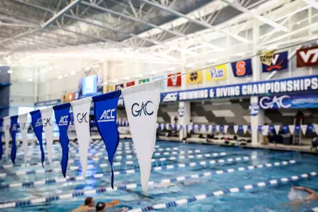 Interior shot of the Greensboro Aquatic Center