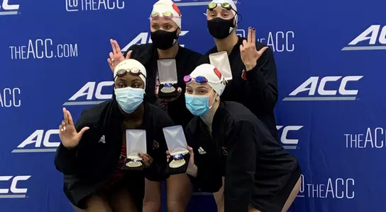 400 Medley Relay Podium Medal Ceremony