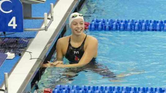 Liberty Williams wins silver in the 1650 freestyle