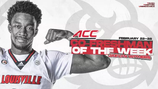Jae'Lyn Withers was named ACC Co-Freshman of the Week on March 1