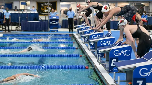 Gabi Albiero awaits her turn in the relay.