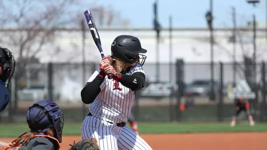 Makayla Hurst at bat against Clemson
