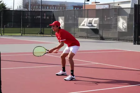 Alex Wesbrooks on the court against Butler