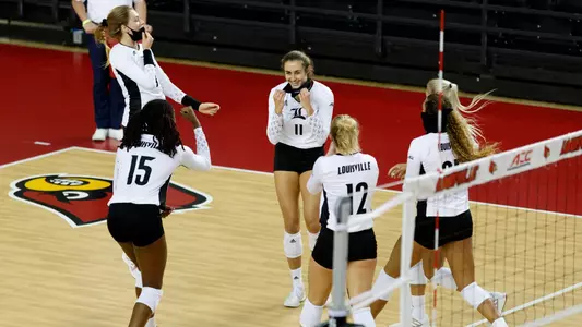 Claire Chaussee, Aiko Jones, Tori Dilfer, Amaya Tillman, Anna DeBeer, celebration