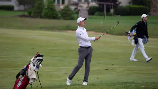 MGOLF: Jiri Zuska hits the green
