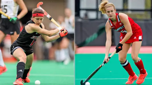 Mercedes Pastor and Meghan Schneider NFHCA Senior Team