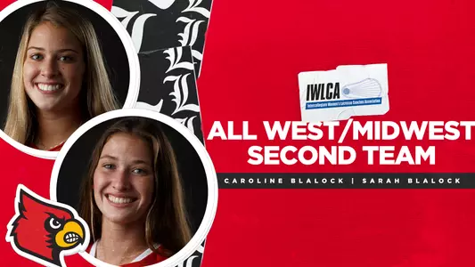 Caroline and Sarah Blalock Louisville Women's Lacrosse