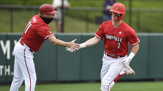 Cooper Bowman rounds third after hitting a home run at Clemson.