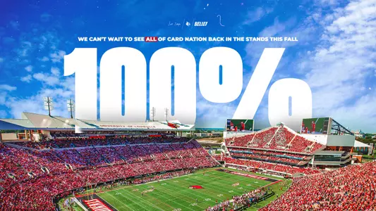 UofL will return to full capacity in Cardinal Stadium for Fall 2021 games.