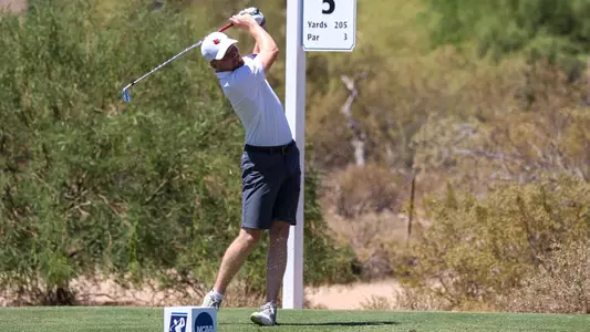 MGOLF: John Murphy tees off on No. 5