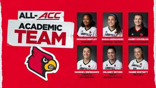 Louisville Women's Soccer All-ACC Academic Team