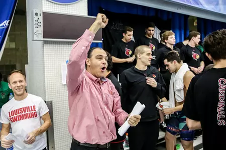 Arthur Albiero Cheers on Deck at ACCs