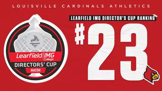 Louisville is No. 23 in the Learfield IMG College Directors' Cup standings through Winter 2021.