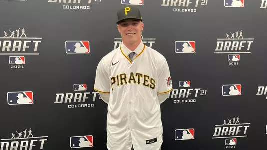 Henry Davis after being selected with the No. 1 overall pick.