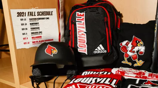 Louisville softball fall schedule graphic