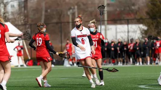 Caroline Blalock celebrates a goal vs. Cincinnati