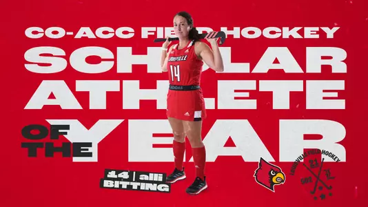 Alli Bitting ACC Scholar Athlete of the Year Graphic