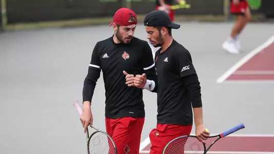 Natan Rodrigues and Fabien Salle celebrated at the ITA Ohio Valley Regional Championships
