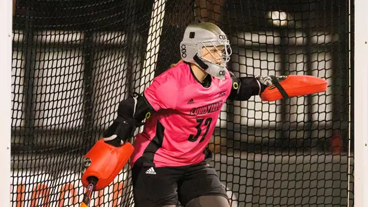Sasha Elliott in goal against Duke