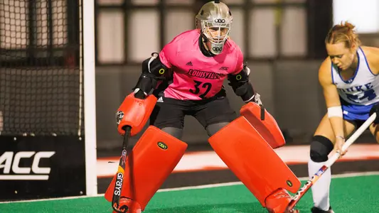 Sasha Elliott in goal against Duke