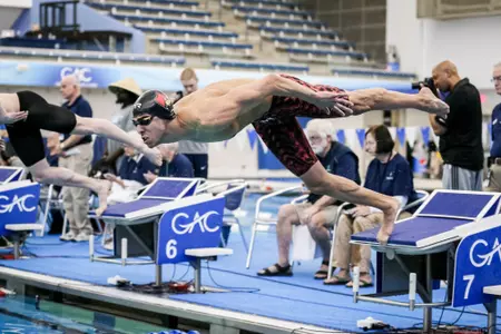 ACC Swimming & Diving Championships Friday PM session. (Photo: Karl L. Moore)
