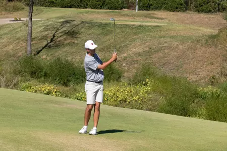 Sebastian Moss during the Blessings Intercollegiate Tournament in Arkansas on October 11.