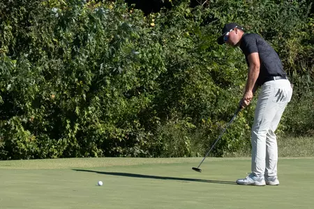 Jiri Zuska during the Blessings Intercollegiate Tournament in Arkansas on October 11.