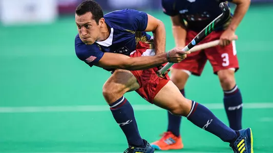 Will Holt on the field for the U.S. Men's National Team