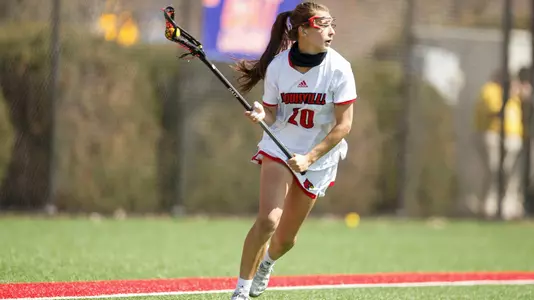 Allegra Catalano in action vs. Notre Dame