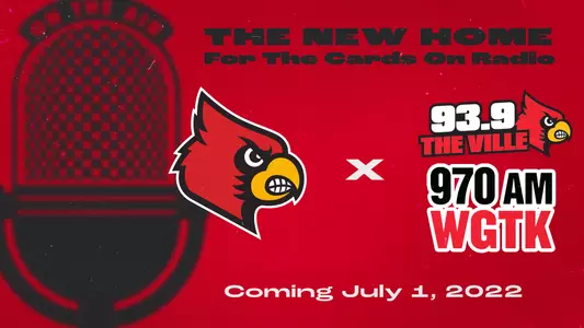 UofL athletic teams will move to a new radio home for the 2022-23 season on 93.9 the Ville and WGTK 970 AM