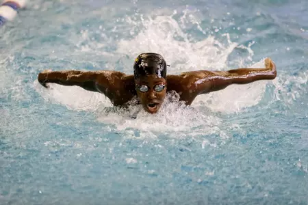Tristen Ulett swims the butterfly