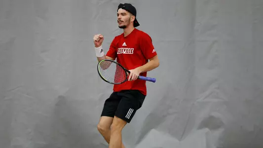 Natan Rodrigues celebrates vs. Purdue