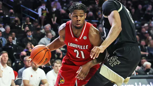 Sydney Curry drives against Wake Forest at Memorial Coliseum on Feb. 26, 2022.