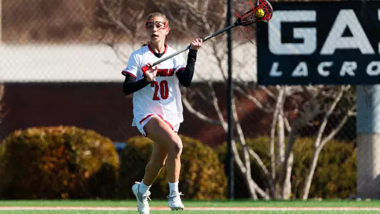 Allegra Catalano advances the ball down field