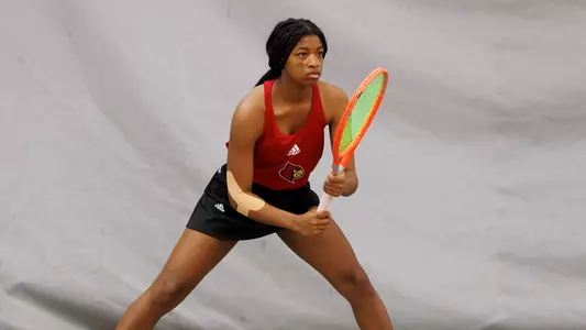 Tyra Richardson gets ready to return a serve