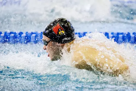 Nick Albiero swims the butterfly.