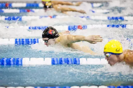 Nick Albiero swims the butterfly.