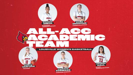 Women's Basketball 2021-22 All-ACC Academic Graphic