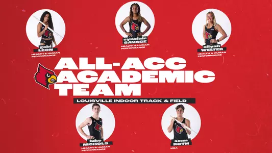 Track and Field 2022 All-ACC Academic Team Graphic