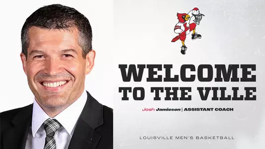 Josh Jamieson was named an assistant men's basketball coach on Kenny Payne's UofL staff on April 27, 2022.