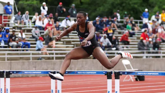 Katie Martin competes in 400-Meter Hurdles at NCAA East Region Preliminary Round