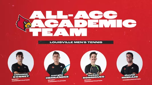 Men's Tennis All-ACC Academic Graphic