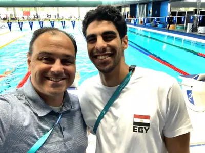 Arthur Albiero and Abdelrahman El-Araby in Budapest
